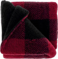 Unique Living Plaid Jesper Rood Geruit 200 X 150 Cm