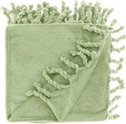 Unique Living Plaid Lieke Pastel Groen 160 X 130 Cm