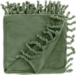 Unique Living Plaid Lieke Groen 160 X 130 Cm