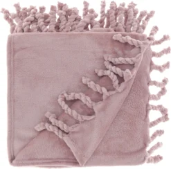 Unique Living Plaid Lieke Roze 160 X 130 Cm