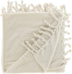 Unique Living Plaid Lieke Crème 160 X 130 Cm