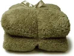 Unique Living Plaid Teddy Groen 150 X 200 Cm