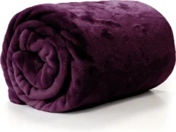 Unique Living Plaid Enzo Paars 130 X 180 Cm