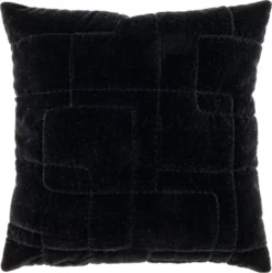 Unique Living Sierkussen Nika Zwart 45 X 45 X 15 Cm