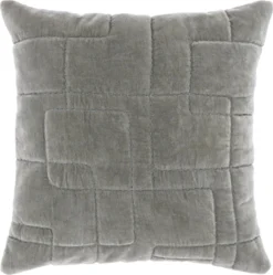 Unique Living Sierkussen Nika Grijs 45 X 45 X 15 Cm