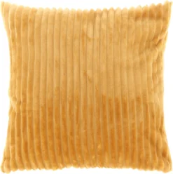 Unique Living Sierkussen Dez Geel Lijnen 45 X 45 Cm