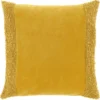 Unique Living Sierkussen Wess Geel 45 X 45 Cm