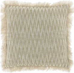 Unique Living Sierkussen Zach Crème Lijnen 45 X 45 Cm