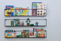 WOOOD Wandplank Meert Zwart 100 X 8 X 16 Cm -Decori Meubelen Winkel 8714713057887 5