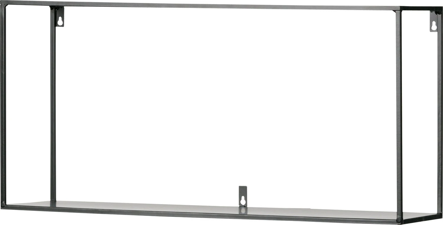 WOOOD Wandplank Zwart 35 X 100 X 20 Cm 3 WOOOD Wandplank Zwart 35 X 100 X 20 Cm - Afbeelding 3