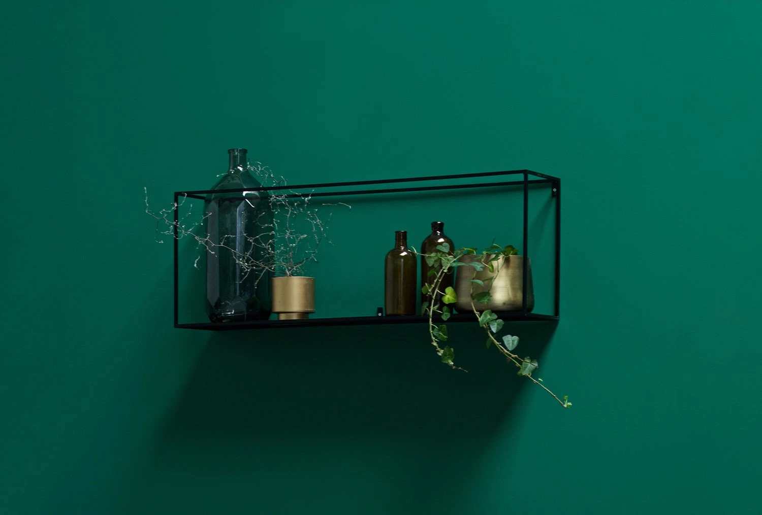 WOOOD Wandplank Zwart 35 X 100 X 20 Cm 4 WOOOD Wandplank Zwart 35 X 100 X 20 Cm - Afbeelding 4