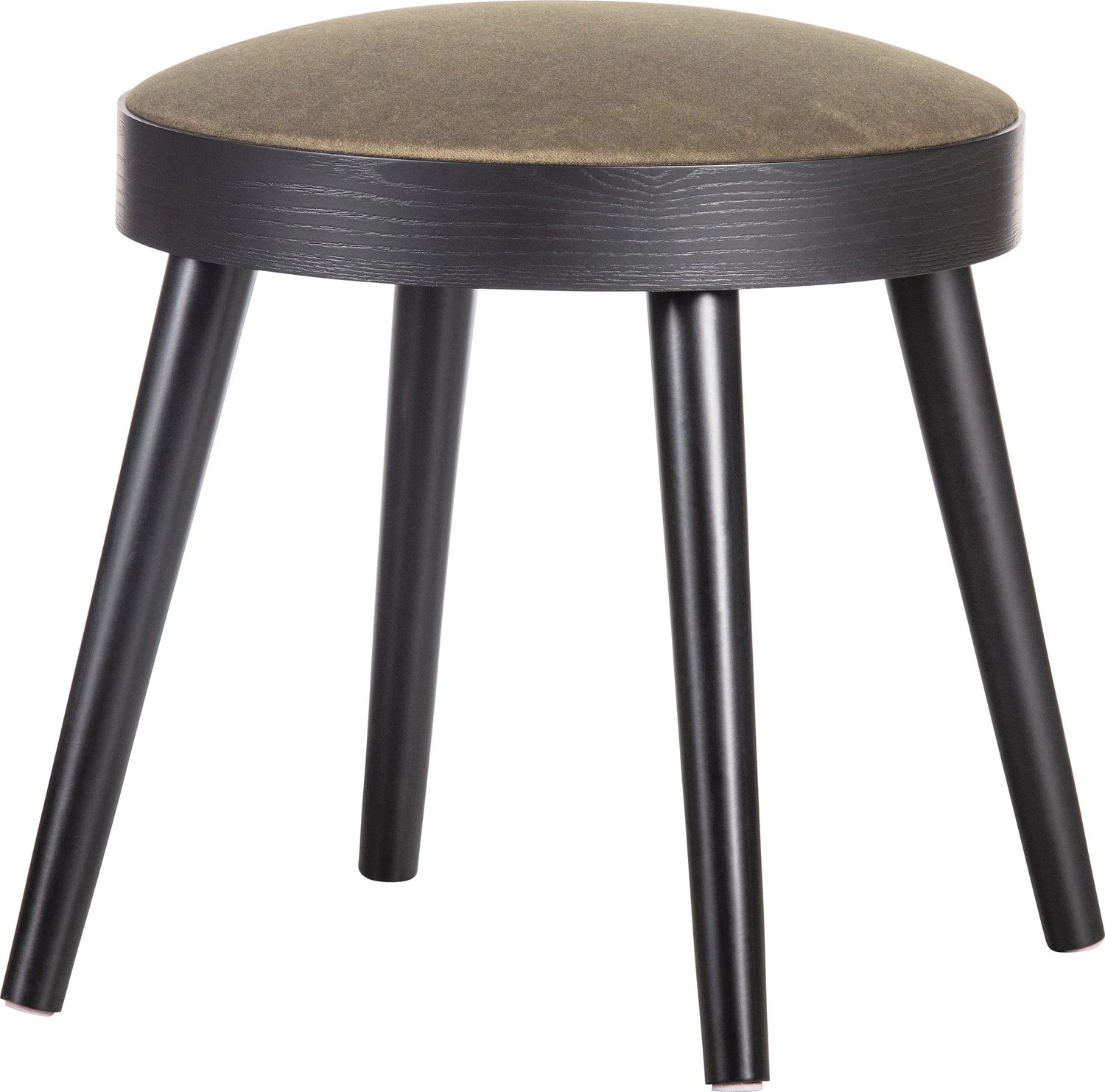 WOOOD Kruk Zwart D 38 H 38 Cm 1 WOOOD Kruk Zwart D 38 H 38 Cm