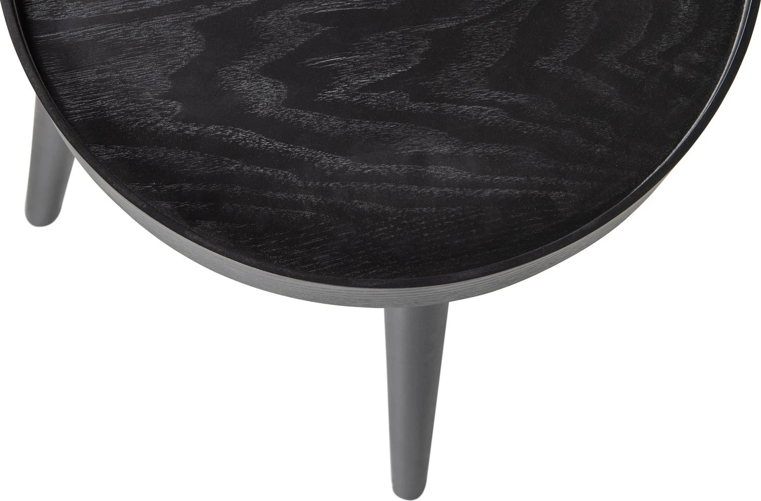 WOOOD Kruk Zwart D 38 H 38 Cm 4 WOOOD Kruk Zwart D 38 H 38 Cm - Afbeelding 4