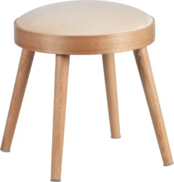 WOOOD Kruk Naturel D 38 H 38 Cm