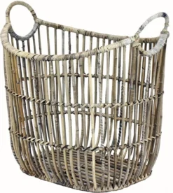 Van Der Leeden Opbergmand Rattan Naturel 72 X 45 X 58 Cm