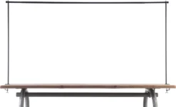 Van Der Leeden Tafelklem Zwart 140 - 250 X 97 Cm