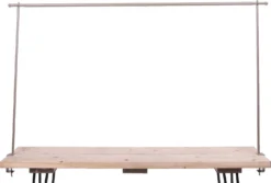 Van Der Leeden Tafelklem Taupe 140 - 250 X 97 Cm