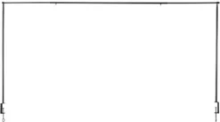 Esschert Design Tafelklem Zwart 117,7 X 3,7 X 110,5 Cm