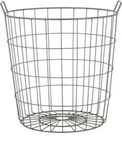 Esschert Design Opbergmand Karel Grijs D 42 H 44 Cm