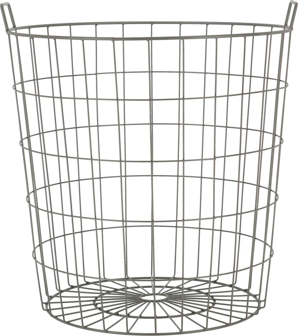 Esschert Design Opbergmand Karel Grijs D 51 H 45 Cm 1 Esschert Design Opbergmand Karel Grijs D 51 H 45 Cm