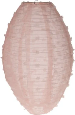 Dijk Natural Collections Lampion Roze D 35 H 55 Cm