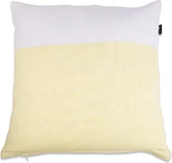 In The Mood Sierkussen Duo Geel / Crème 50 X 50 X 12 Cm