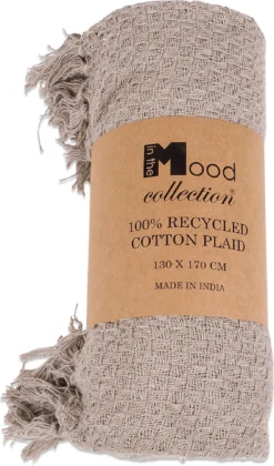 In The Mood Collection Plaid Crixus Beige 130 X 170 Cm