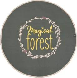 Factory Petite Vloerkleed Magical Forest Antraciet D 90 Cm