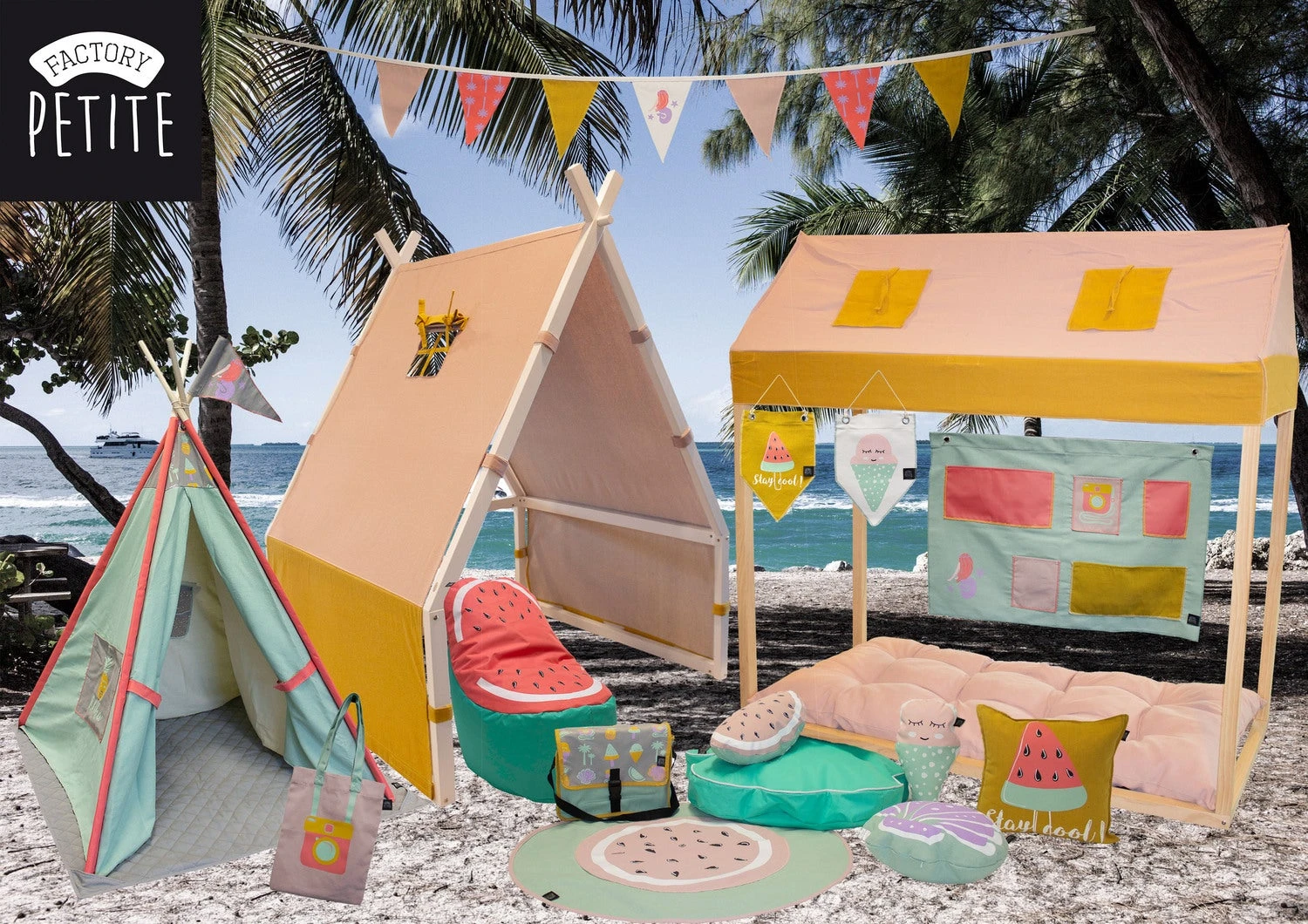 Factory Petite Schoudertas Tropical Paradise Groen 35 X 25 X 10 Cm 2 Factory Petite Schoudertas Tropical Paradise Groen 35 X 25 X 10 Cm - Afbeelding 2