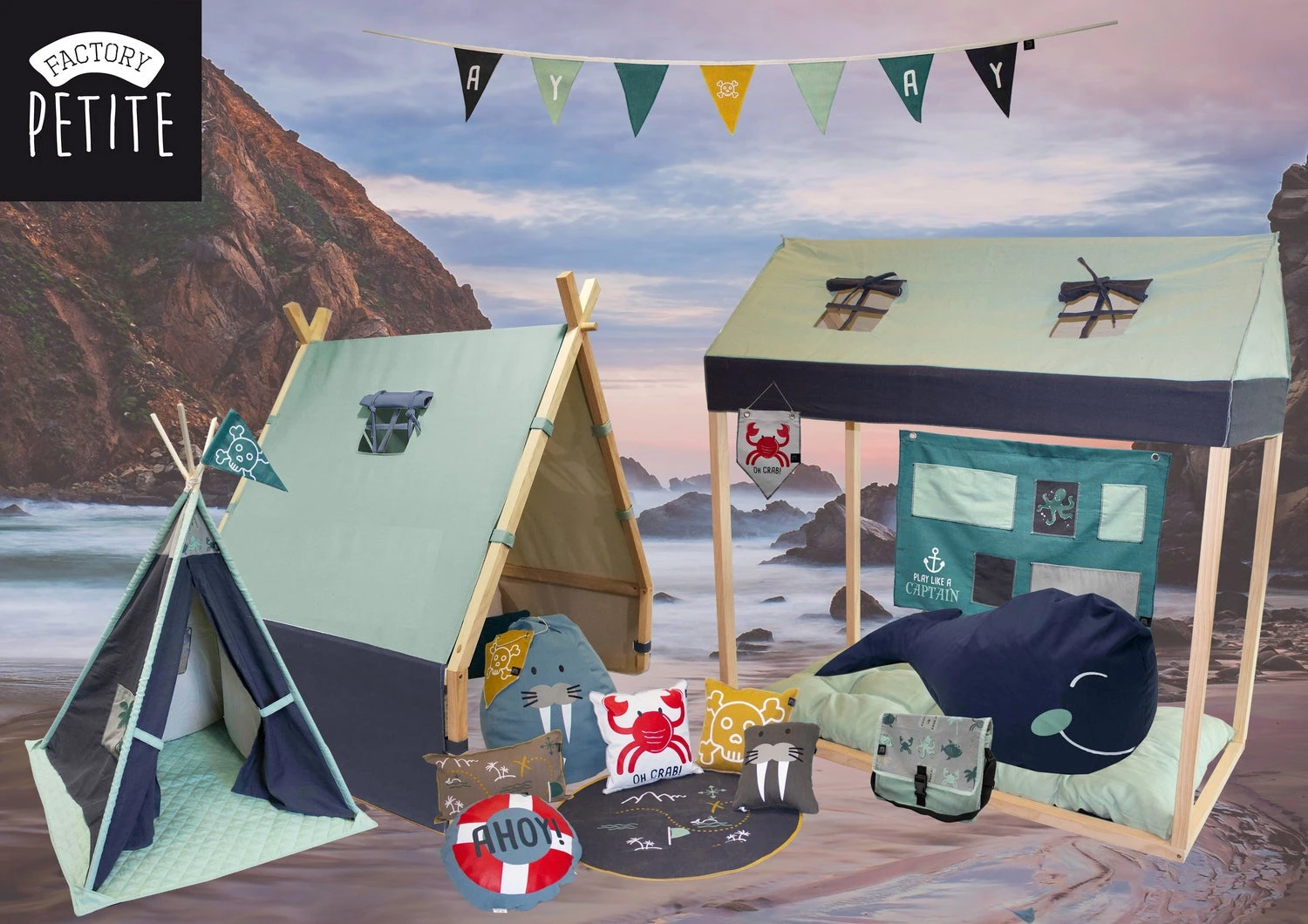 Factory Petite Schoudertas Mighty Ocean Groen 30 X 25 X 10 Cm 2 Factory Petite Schoudertas Mighty Ocean Groen 30 X 25 X 10 Cm - Afbeelding 2