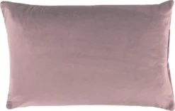 Intratuin Velours/Canvas Sierkussen Effen Roze 50 X 30 Cm