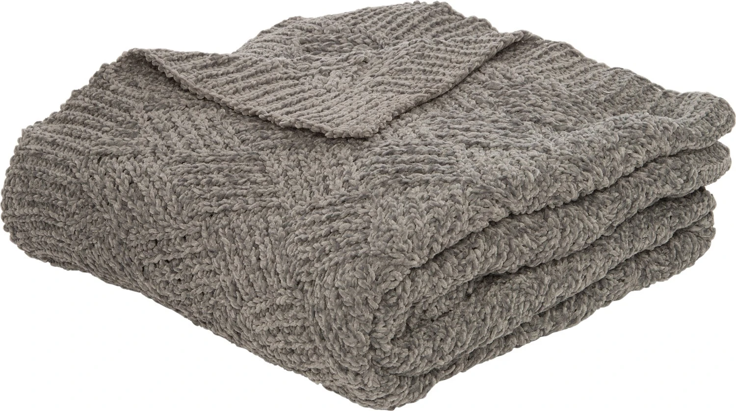 Intratuin Plaid Knit Grijs 152 X 127 Cm 1 Intratuin Plaid Knit Grijs 152 X 127 Cm