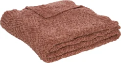 Intratuin Plaid Knit Roze 152 X 127 Cm