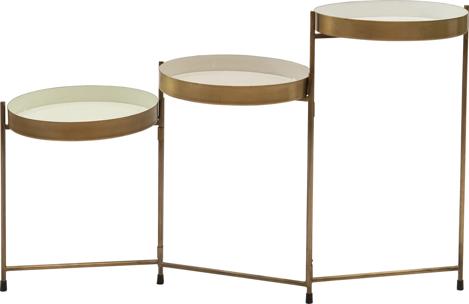 Intratuin Bijzettafel Goud 90 X 90 X 60 Cm 2 Intratuin Bijzettafel Goud 90 X 90 X 60 Cm - Afbeelding 2