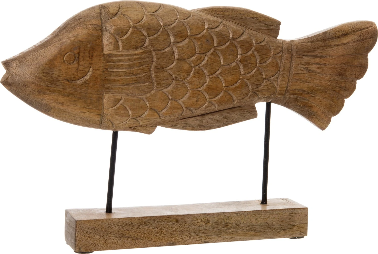 Intratuin Beeld Vis Op Voet Naturel 41 X 2 X 25cm 1 Intratuin Beeld Vis Op Voet Naturel 41 X 2 X 25cm