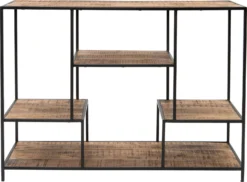 Intratuin Kast Lucas Naturel / Zwart 180 X 45 X 90 Cm