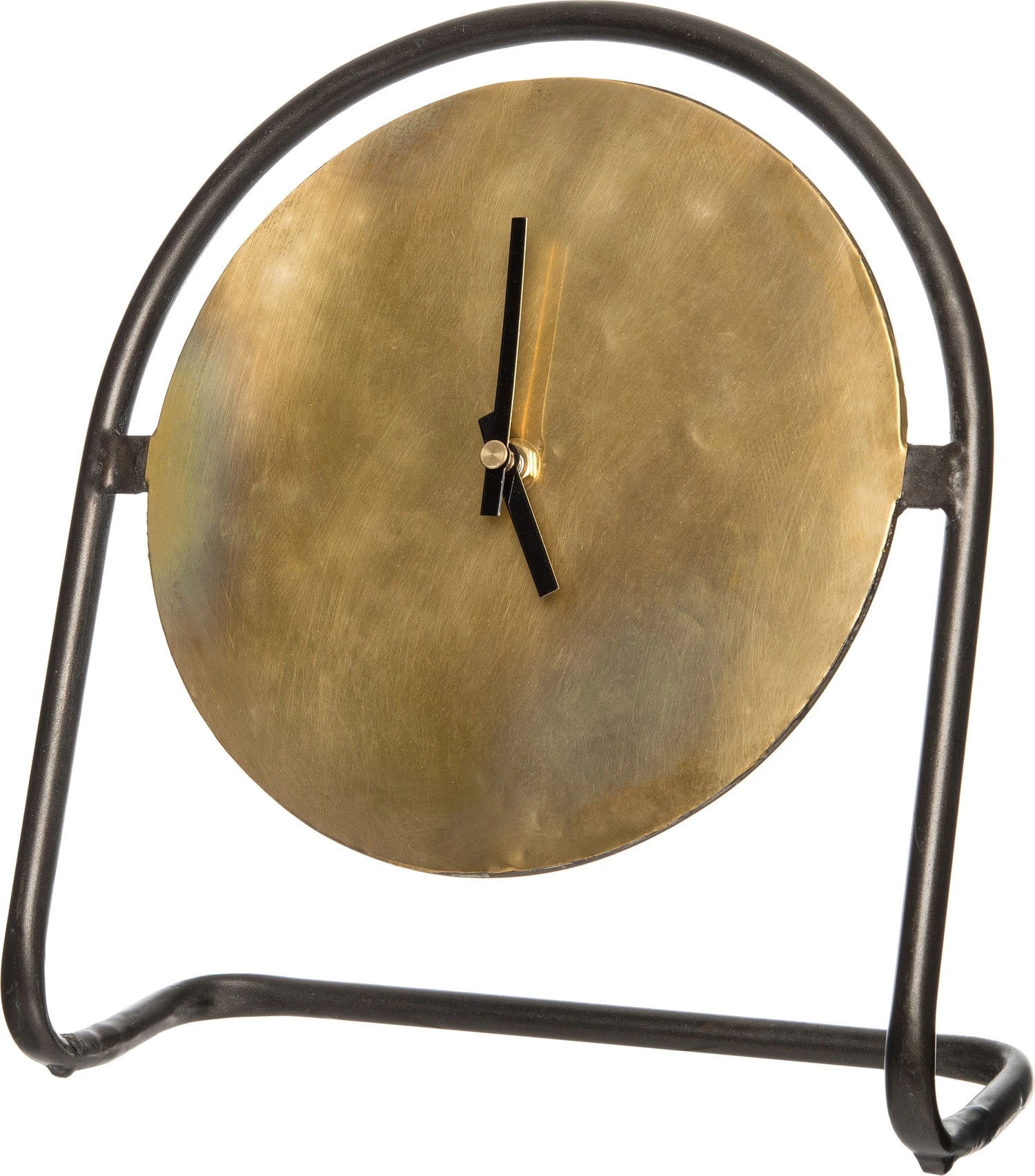 Intratuin Klok Luc Goud / Zwart 24 X 10 X 26 Cm 1 Intratuin Klok Luc Goud / Zwart 24 X 10 X 26 Cm