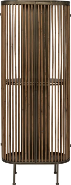 Intratuin Kast Luc Zwart 72 X 41,5 X 181 Cm