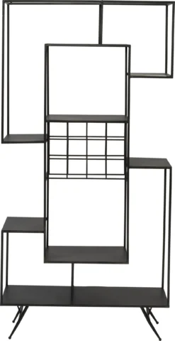 Intratuin Kast Luc Zwart 88 X 30 X 177 Cm