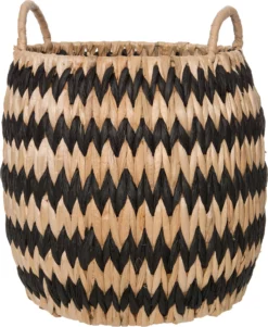 Intratuin Opbergmand Do Naturel / Zwart D 28 H 25 Cm