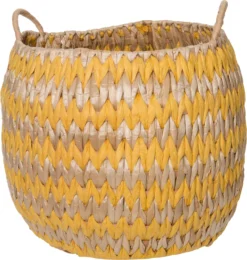 Intratuin Opbergmand Do Naturel / Geel D 28 H 25 Cm