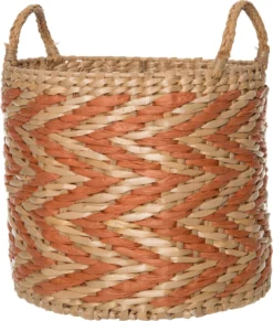 Intratuin Opbergmand Lexy Naturel / Oranje D 31 H 27 Cm