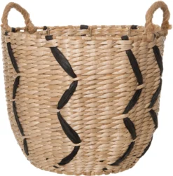 Intratuin Opbergmand Misa Naturel / Zwart D 35 H 30 Cm