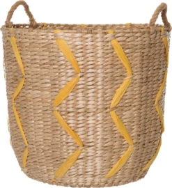 Intratuin Opbergmand Misa Naturel / Geel D 35 H 30 Cm