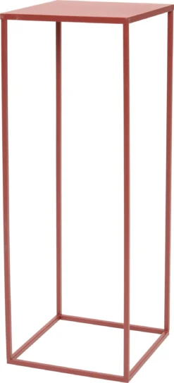 Intratuin Bijzettafel Arya Rood 22 X 22 X 60 Cm