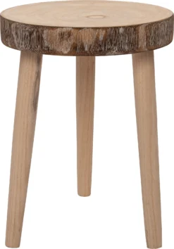 Intratuin Bijzettafel Naturel D 32 H 41 Cm