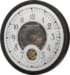 Intratuin Klok Zwart 60 X 6,5 X 60 Cm