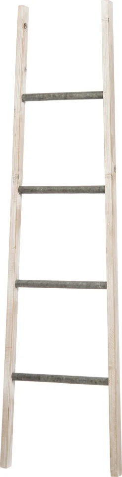Intratuin Decoratie Ladder Wit 41 X 4 X 150 Cm