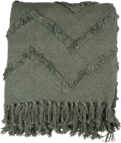 Linen & More Plaid Ravi Groen 130 X 170 Cm