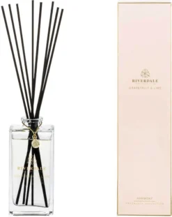Riverdale Geurstokjes Boutique Grapefruit & Lime 140 Ml